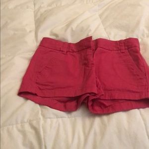 J crew dark pink shorts. Size 00. Great condition